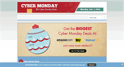 Desktop Screenshot of bestcybermondaysales.com